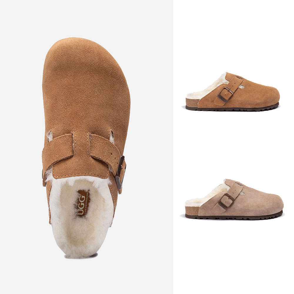 [무료배송] 호주정품 오즈웨어 어그 남녀공용 오지 시어링 소프트 풋베드 슬리퍼 OZWEAR UGG OB755S