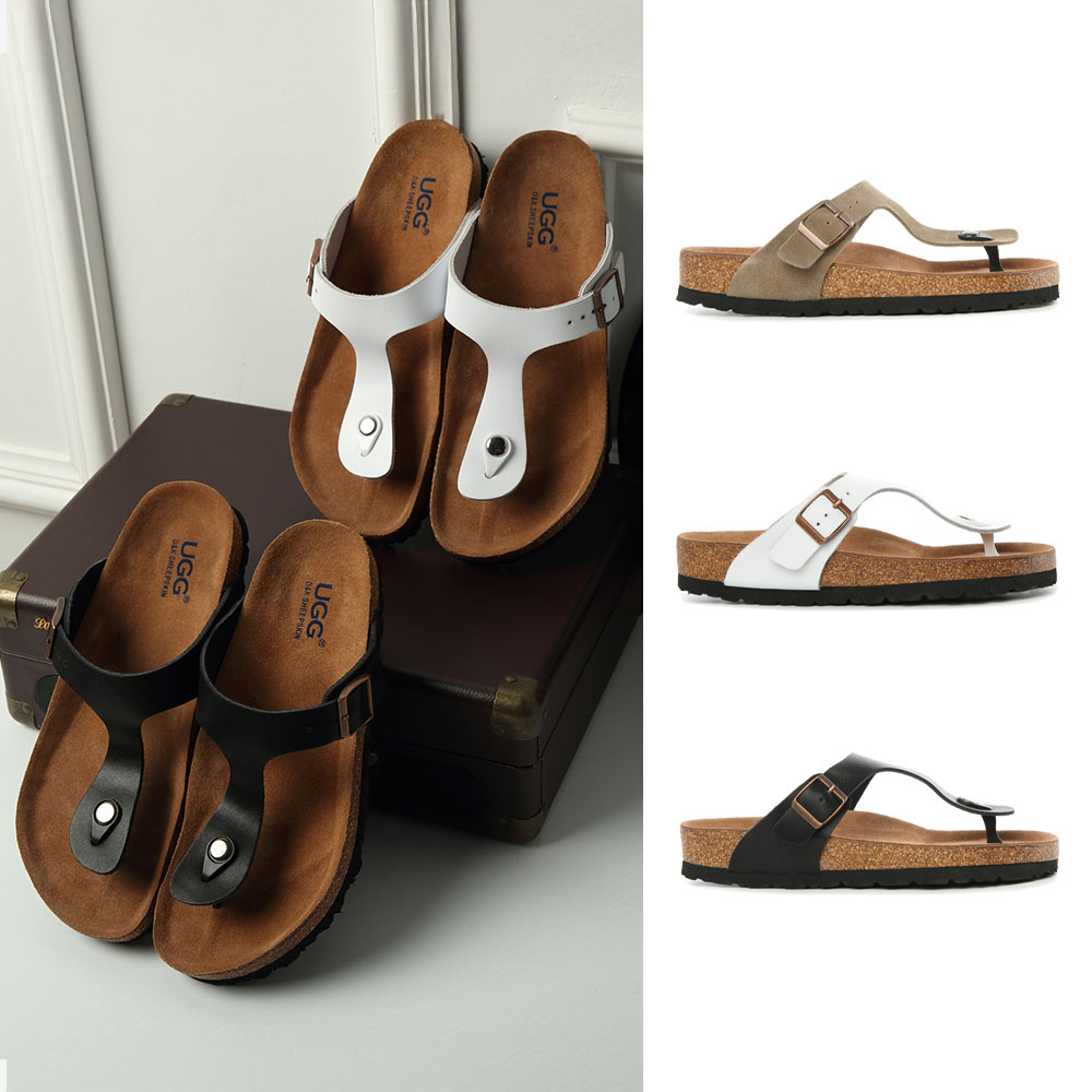 [무료배송] 호주정품 디케이 키라 가죽 샌들 슬리퍼 DK UGG DK1642