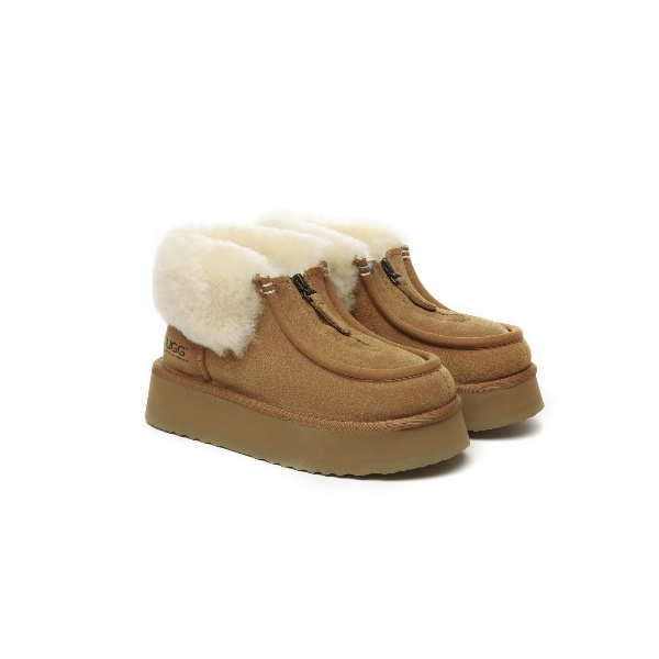 [무료배송] 호주정품 에버어그 스웨이드 지퍼 플랫폼 부츠 AS UGG AS3062