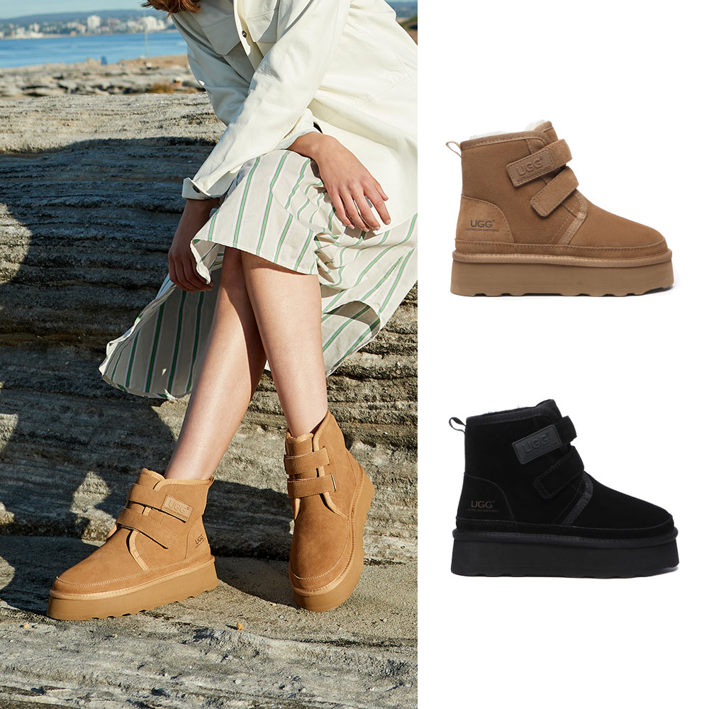 [무료배송] 호주정품 에버어그 비고어 플랫폼 부츠 (굽 4cm) AS UGG AS3034