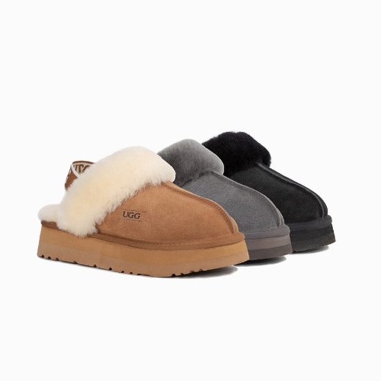 [무료배송] 호주정품 오즈웨어 플랫폼 어그 밴딩 슬리퍼 (굽4cm) OZWEAR UGG OB724PEB