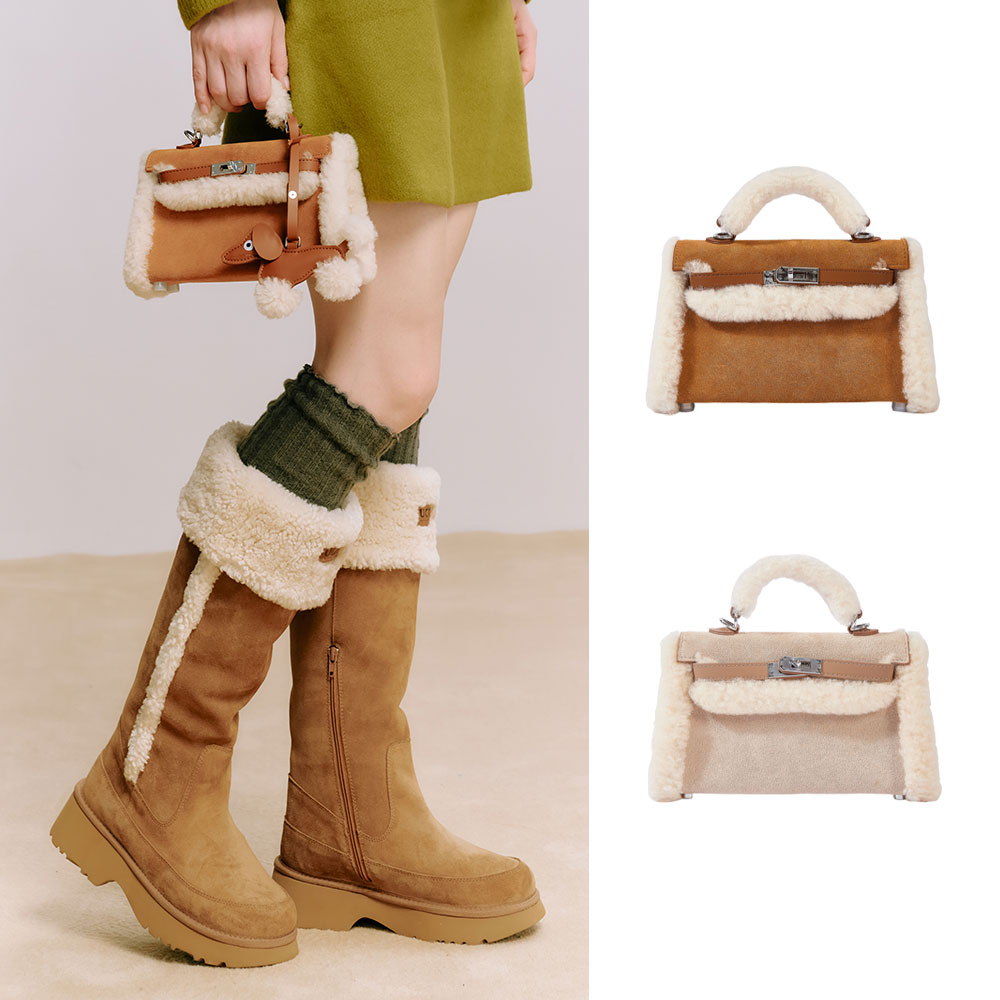 [무료배송] 호주정품 오즈라나 미니 시어링 핸드백 OZLANA UGG OZ5005